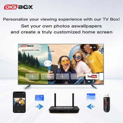 디그박스 64GB 안드로이드 12 박스 4K 60fps 6K 30fps TV 박스 음성 제어