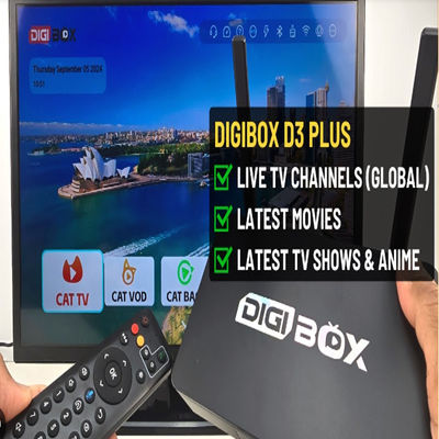 1080p 해상도 스트리밍 장치 안드로이드 12 Digibox For Tv