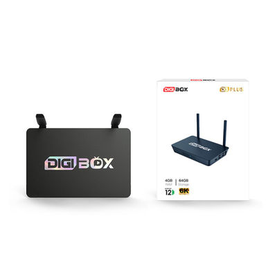 디지박스 D3 플러스 2.4G 와이파이6 안드로이드 TV 박스 4GB 64GB 지원 4K 듀얼 와이파이