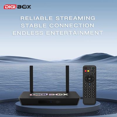 디지박스 음성 제어 스마트 2.4Ghz 5.8Ghz 듀얼 밴드 와이파이 6 64GB TV 박스